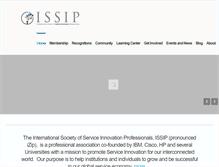 Tablet Screenshot of issip.org
